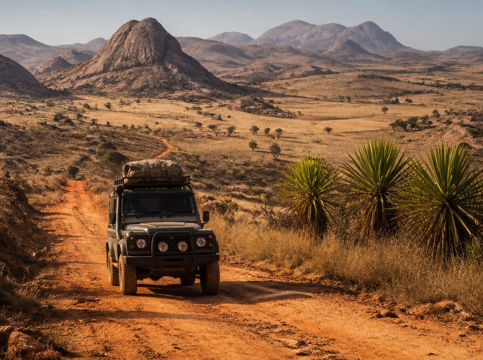 4x4 sur piste malgache